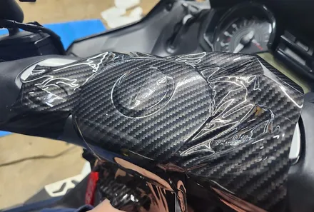 대구 BMW 오토바이 C650 스포츠 카본 필름 랩핑 / 대구 달성군 화원읍