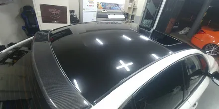 [EXA][대구랩핑] 인피니티 Q50s 부분랩핑 / Q50s실내랩핑 Q50s루프스킨 대구실내랩핑전문 대구루프스킨전문 / 대구 달성군 화원읍