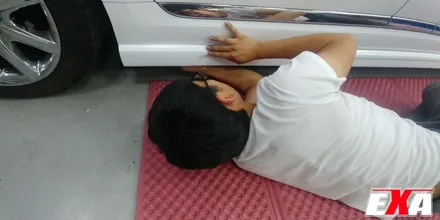 [EXA][대구랩핑전문] 현대 에쿠스리무진 전체랩핑 (에이버리슈프림 유광 화이트) / 대구 달성군 화원읍