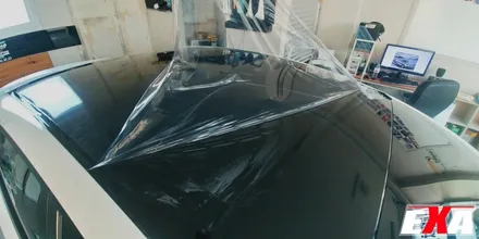 [EXA][대구랩핑전문] 기아 K3 루프스킨 + 부분랩핑 시공 ( 3M2080 유광블랙 ) / 대구 달성군 화원읍