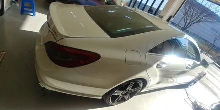 [EXA][대구랩핑전문] 벤츠 CLS63AMG 전체랩핑 + 크롬죽이기 + 라이트필름 시공 대구랩핑 EXA / 대구 달성군 화원읍