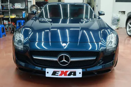 대구 수입차 랩핑 전문 벤츠 SLS 63AMG 전체랩핑 제거 / 대구 달성군 화원읍