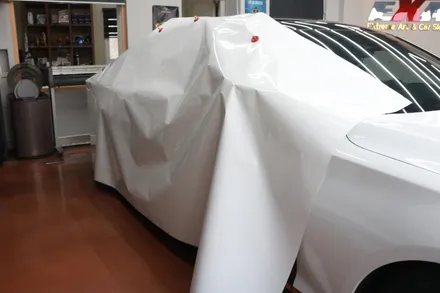 대구랩핑 제네시스 G80 유광 화이트 전체랩핑 시공 후기 / 대구 달성군 화원읍