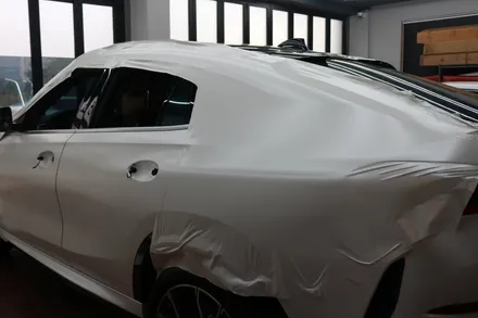 BMW X6 전체랩핑 시공 및 크롬딜리(크롬죽이기) 부분랩핑 시공 후기 대구랩핑 / 대구 달성군 화원읍