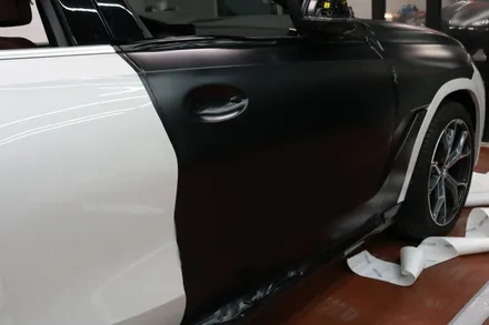 BMW X6 비닐프로그 메탈릭펄블랙사틴 시공 / 대구 달성군 화원읍