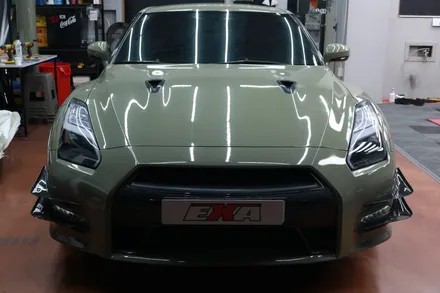 타이니봇 글로스 카키 그린 전체랩핑 / 닛산 / GT-R / 대구 달성군