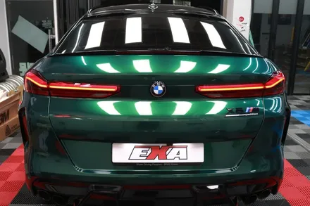 BMW X6M, AX 로얄그린 랩핑 시공 / 대구 달성군 화원읍