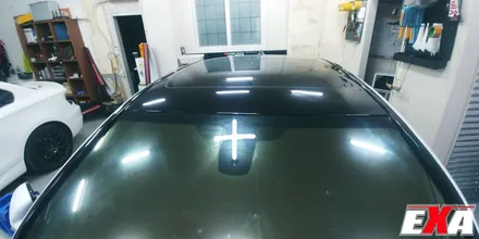 [EXA][대구랩핑전문] BMW M5 (f10) 부분랩핑 + 루프스킨 시공 ( 3M 2080 유광 블랙 ) / 대구 달성군 화원읍