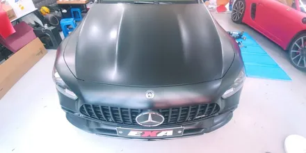 [EXA][대구랩핑전문] 벤츠 GT 43 AMG 크롬죽이기 + 실내랩핑 + 부분랩핑 시공 대구 랩핑 EXA / 대구 달성군 화원읍