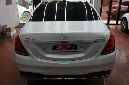 벤츠 S63AMG 랩핑제거 시공 후 전체랩핑 시공 후기 대구랩핑 전문 매장 EXA / 대구 달성군 화원읍