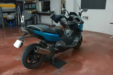 대구랩핑 BMW C600 Sport 사틴 쿨틸 메탈릭 바이크 전체랩핑 시공 후기 / 대구 달성군 화원읍