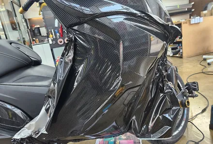 대구 BMW 오토바이 C650 스포츠 카본 필름 랩핑 / 대구 달성군 화원읍