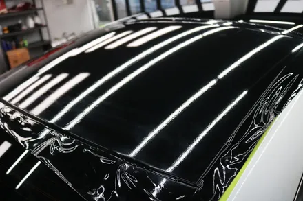 대구 벤츠 E 클래스 탈변색 시작한 루프스킨 그대로 둔다면? 재시공 / 대구,구미