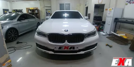 [EXA][대구랩핑전문] BMW 730d 전체랩핑 시공 (에이버리슈프림 유광 화이트) / 대구 달성군 화원읍