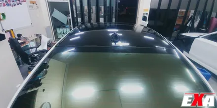 [EXA][대구랩핑전문] BMW M5 (f10) 부분랩핑 + 루프스킨 시공 ( 3M 2080 유광 블랙 ) / 대구 달성군 화원읍