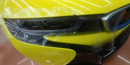 [EXA][대구랩핑전문] BMW I8 전체랩핑 + 생활보호PPF + 크롬딜리트 시공 대구랩핑 EXA / 대구 달성군 화원읍