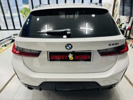 BMW 320i 감성업 | 레터링 블랙 교체 & M 트라이컬러 포인트 / 고양 일산 덕양구