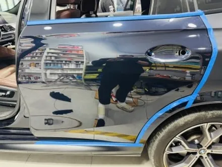 BMW X6, 차가 완전히 달라졌어요! 전체 랩핑 제거  +석회물 제거 +사틴 블랙 랩핑 재시공+ 유리막 코팅(고양 일산 파주 랩핑샵에서 만나요) / 고양 일산 덕양구
