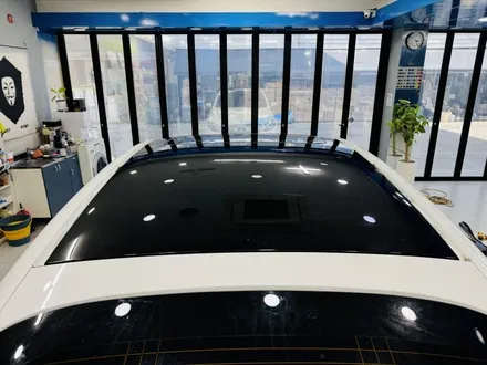 벤츠 GLE 220d | 루프스킨 랩핑 제거 후 블랙 PPF 재시공 & 도어컵 PPF 교체 / 고양 일산 덕양구