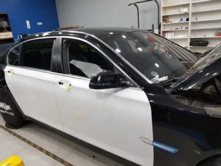 고스트랩(ghostwrap) BMW 750Li 전체랩핑 (유광화이트) / 고양 일산 덕양구