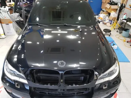 고스트랩(ghostwrap) BMW X6 전체랩핑(사틴블랙) 시공 / 고양 일산 덕양구