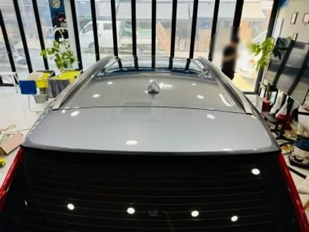 볼보 XC90 석회물로 오염된 루프랙 랩핑으로 해결하기 [고양랩핑/일산랩핑/파주랩핑/강서랩핑/은평랩핑] / 고양 일산 덕양구
