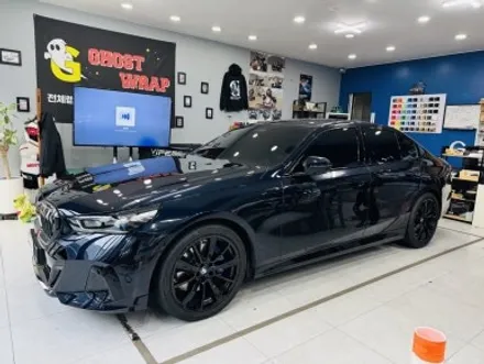BMW 530i 휠랩핑 후기 | 투톤 휠 → 올블랙, 완전히 달라진 무게감 / 고양 일산 덕양구