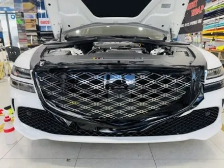 제네시스 페이스리프트 G80, 블랙 아머 장착 완료!🔥 크롬 삭제 & 랩핑 풀커스텀 / 고양 일산 덕양구