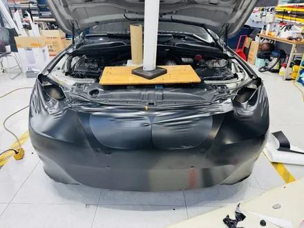 BMW E60 528i, 클래식의 품격을 다시 살려드립니다! 루프스킨랩핑 제거-> 전체랩핑 시공->라이트PPF 시공 (경기 고양 일산 랩핑샵에서) / 고양 일산 덕양구