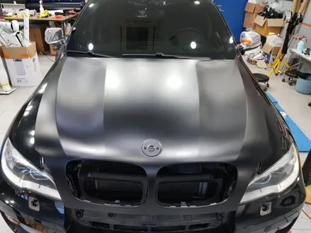 고스트랩(ghostwrap) BMW X6 전체랩핑(사틴블랙) 시공 / 고양 일산 덕양구