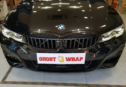 고스트랩(ghostwrap)BMW 320i 키드니그릴 랩핑 / 고양 일산 덕양구