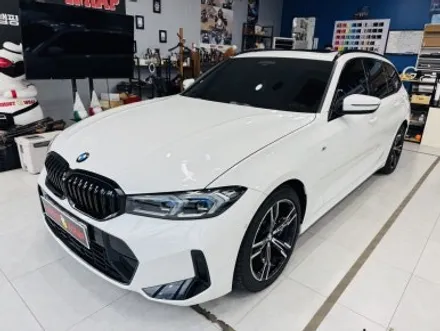 BMW 320i 감성업 | 레터링 블랙 교체 & M 트라이컬러 포인트 / 고양 일산 덕양구