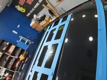 고스트랩(ghostwrap) BMW X6 전체랩핑(사틴블랙) 시공 / 고양 일산 덕양구