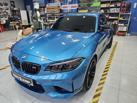BMW M2 | 그릴 테두리 랩핑, 전면 후면 라이트 PPF, 측면 썬팅 제거 후 재시공 | 고양랩핑/일산랩핑/파주랩핑/강서랩핑/은평랩핑 / 고양 일산 덕양구