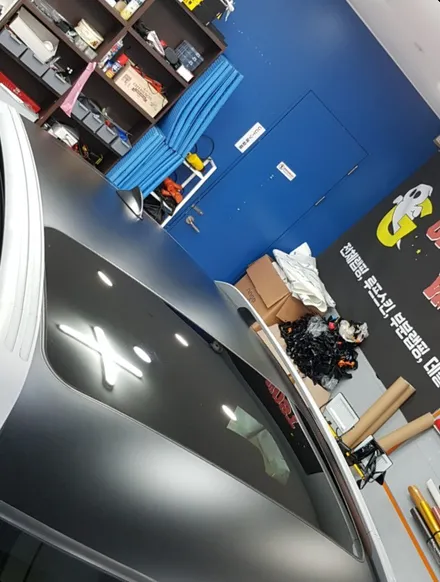고스트랩(ghostwrap) BMW X6 전체랩핑(사틴블랙) 시공 / 고양 일산 덕양구