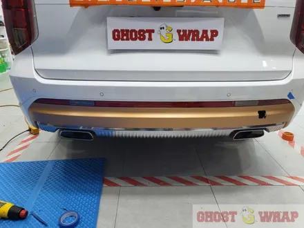 고스트랩(Ghostwrap) 팰리세이드 크롬죽이기 및 엠블럼 도색_3M 유광블랙, 에이버리 브러쉬 브론즈 ​랩핑 / 고양 일산 덕양구