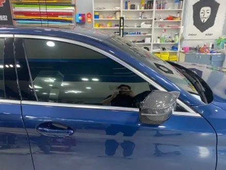 BMW 3시리즈 윈도우 크롬죽이기, 덕트 포인트랩핑_ 고양.일산.덕양.파주. 덕은지구.향동.행신동.상암동.마포.은평.수색 랩핑샵 / 고양 일산 덕양구