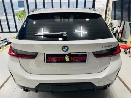 BMW 320i 감성업 | 레터링 블랙 교체 & M 트라이컬러 포인트 / 고양 일산 덕양구