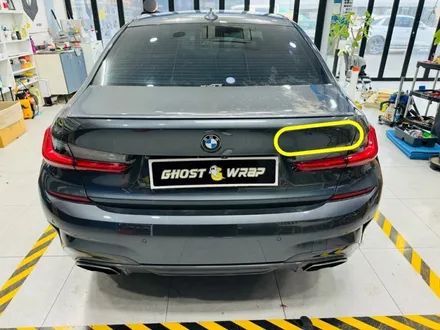 BMW340i 트렁크 리드 PPF 및 엠블럼 시공_ 고양,파주,일산,덕양구,화전동,덕은지구,향동,마포,은평,양천,강서,목동,수색,상암,공덕,응암,서대문랩핑샵 / 고양 일산 덕양구