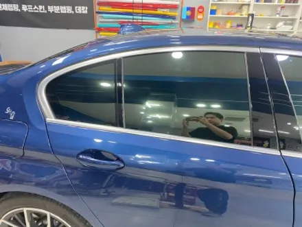 BMW 3시리즈 윈도우 크롬죽이기, 덕트 포인트랩핑_ 고양.일산.덕양.파주. 덕은지구.향동.행신동.상암동.마포.은평.수색 랩핑샵 / 고양 일산 덕양구