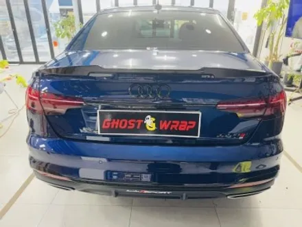 아우디 A4, 군더더기 없이 깔끔하게! 순정 레터링 제거 작업 🚗✨ / 고양 일산 덕양구