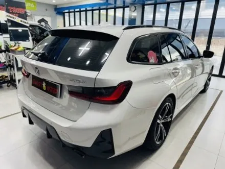 BMW 320i 감성업 | 레터링 블랙 교체 & M 트라이컬러 포인트 / 고양 일산 덕양구