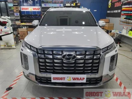 고스트랩(Ghostwrap) 팰리세이드 크롬죽이기 및 엠블럼 도색_3M 유광블랙, 에이버리 브러쉬 브론즈 ​랩핑 / 고양 일산 덕양구