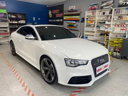 아우디 RS5 본넷 카본(PET필름) 랩핑, 디퓨저 포인트 랩핑, 후면라이트 스모그필름 시공 _ 서대문 랩핑 / 고양 일산 덕양구