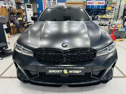 BMW M340i 랩핑 긁힘 수리 | 부분 커버업 vs 전체 재시공 비교 사례 / 고양 일산 덕양구