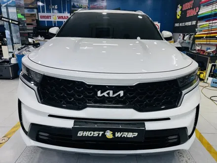 쏘렌토 페이스리프트 필수 코스, 크롬 몰딩 블랙아웃 + KIA 엠블럼 체인 + 사이드미러 랩핑 / 고양 일산 덕양구