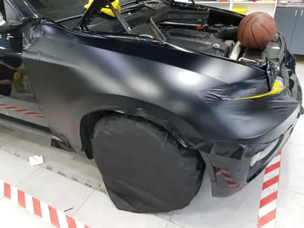 고스트랩(ghostwrap) BMW X6 전체랩핑(사틴블랙) 시공 / 고양 일산 덕양구