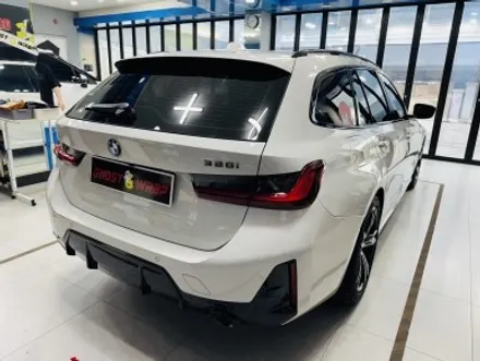 BMW 320i 감성업 | 레터링 블랙 교체 & M 트라이컬러 포인트 / 고양 일산 덕양구