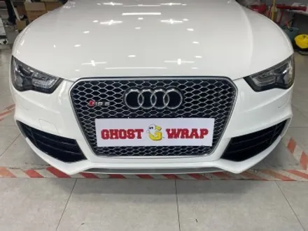 아우디 RS5 본넷 카본(PET필름) 랩핑, 디퓨저 포인트 랩핑, 후면라이트 스모그필름 시공 _ 서대문 랩핑 / 고양 일산 덕양구