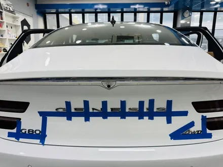 제네시스 G80, 새차 받자마자 전체 크롬죽이기+블랙엠블럼+블랙 레터링으로 블랙에디션 완성 (일산 고양 랩핑샵) / 고양 일산 덕양구